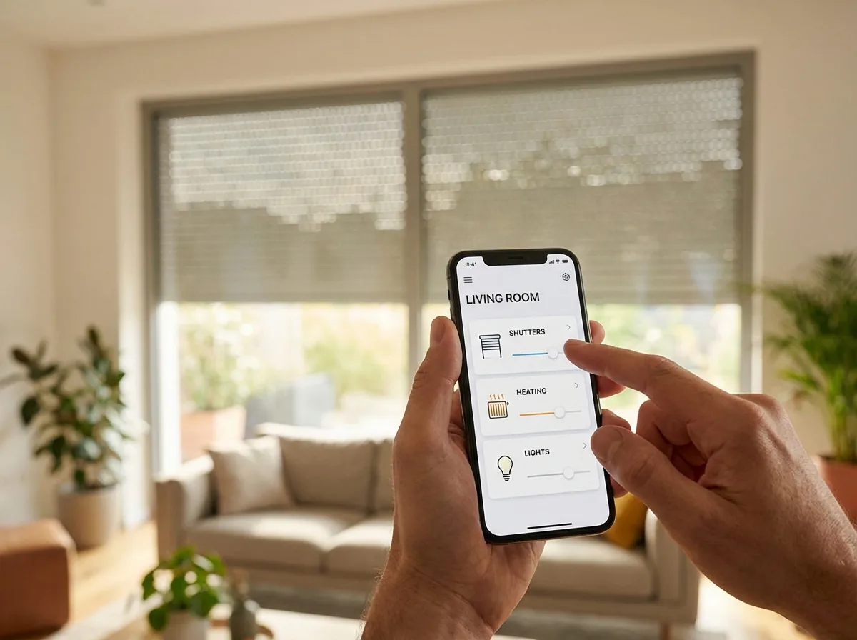 Home controlled by Delta Dore home automation